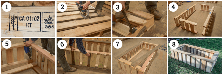 Diy Raised Garden Beds, Building A Raised Garden Bed From Pallets