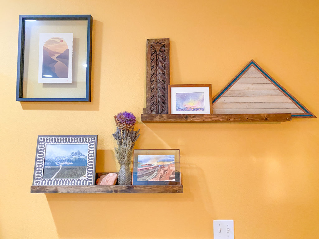 Creating wall art with wooden lath The RE Store